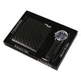 Men's Gift Set with Box, Brown Wallet Watch, Gifts for Men, Valentines Day Gifts for Him, Valentine's Day & Father's Day Present Gift