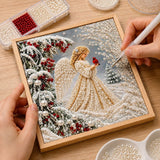 Christmas DIY Pearl Diamond Painting Kit for Adults, 5D Full Drill DIY, Round Painting for Home Wall Decor