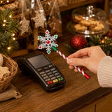 Christmas Wand Tap to Pay, 3D Printed Magical Star Wands Contactless Payment Card Holder, Easy to Carry, Tap-to-Pay Credit Card Wand