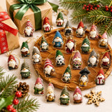 Christmas Gnome Advent Calendar 2026, 24 Days Countdown Calendar with Hanging Gnome Ornaments, Christmas Tree Decor Gift for Ki ds Family