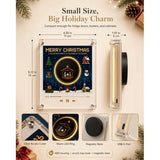 Christmas Vinyl Fridge Magnetic Music Player, Mini Record Player, NFC Discs
