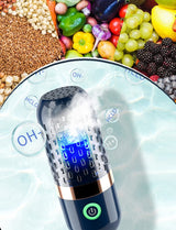Vegetable and Fruit Cleaner Machine, Water-Proof Fruit Cleaning Device with ion Purification Working time, for Cleaning Fruit