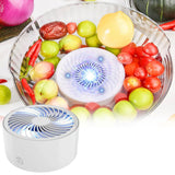 Fruit and Vegetable Washing Machine Cleaner Device in Water  Produce Purifier with Wireless Charging Purification Technology White