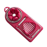 2pc Kitchen Cutter Wire Egg Slicer with Stainless Steel Wire for Hard Boiled Eggs, Stainless Steel Egg Slicer Cutter