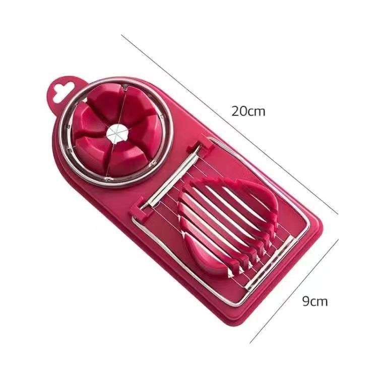 2pc Kitchen Cutter Wire Egg Slicer with Stainless Steel Wire for Hard Boiled Eggs, Stainless Steel Egg Slicer Cutter
