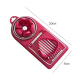 2pc Kitchen Cutter Wire Egg Slicer with Stainless Steel Wire for Hard Boiled Eggs, Stainless Steel Egg Slicer Cutter