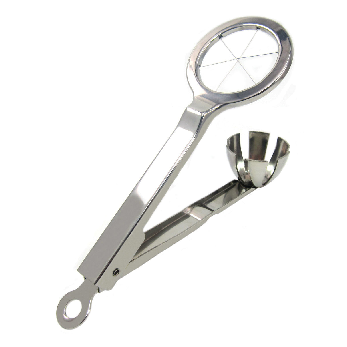 Best Utensils Stainless Steel Egg Slicer Wedger Cutter, Divides Hard Boiled Eggs Into Equal Segments In One Action