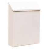 Wall-Mount Mailbox, Large Capacity Mail Box, Galvanized Steel Rust-Proof Metal Post Box, Mailboxes for Outside,11.4"x8.66"x2.56" White