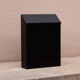Wall-Mount Mailbox, Large Capacity Mail Box, Galvanized Steel Rust-Proof Metal Post Box, Mailboxes for Outside,11.4"x8.66"x2.56" White