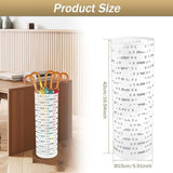 Umbrella Stand Rack,Free Standing Round Metal Umbrella Holder,Walking Sticks Umbrella Bins Waterproof Umbrella Storage Rack 16.5 x 6 inch Hollow Umbrella Storage Bucket for Indoor Home Office(white)