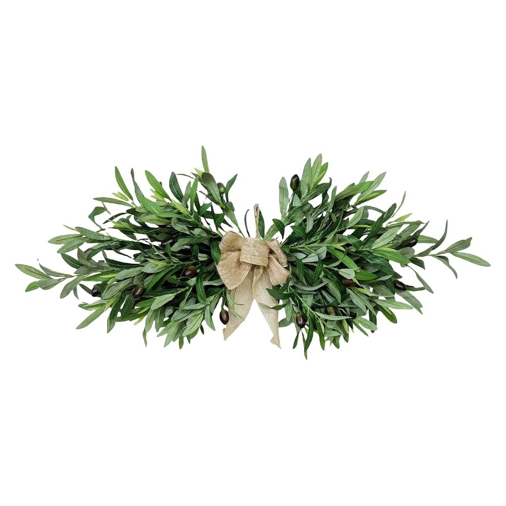 Flower Green Artificial Olive Flower Spring Flower With Green Olive Fruit Wedding Arch Wall Home Garden Decoration for Wedding Arch Party Wall Home Garden Decor