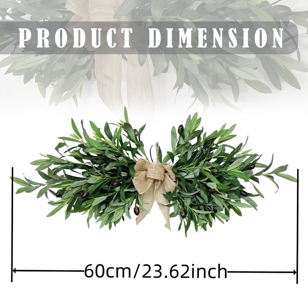 Flower Green Artificial Olive Flower Spring Flower With Green Olive Fruit Wedding Arch Wall Home Garden Decoration for Wedding Arch Party Wall Home Garden Decor