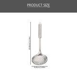 304 Stainless Steel Kitchen Utensil Set,5 Piece,Ergonomic Stay-Cool Hollow Handles,Dishwasher Safe,Silver