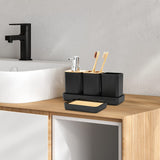 Bathroom Accessories Set,5 Pcs Bathroom Accessory Gift Set, Soap Dispenser, Soap Dish, Toothbrush Holder, Toothbrush Cup