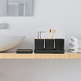 Bathroom Accessories Set,5 Pcs Bathroom Accessory Gift Set, Soap Dispenser, Soap Dish, Toothbrush Holder, Toothbrush Cup