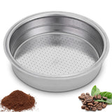 Stainless Steel Coffee Filter,Double Layer Pressurized Filter Basket Espresso Filter Basket for Coffee Machine
