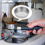 Stainless Steel Coffee Filter,Double Layer Pressurized Filter Basket Espresso Filter Basket for Coffee Machine