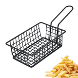 Metal Food Fry Basket | French Fries Basket | Wire French Fries Basket, Anti Scald Food Fry Cooking Baskets for Party