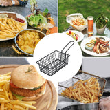 Metal Food Fry Basket | French Fries Basket | Wire French Fries Basket, Anti Scald Food Fry Cooking Baskets for Party
