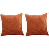 Burnt Orange Pillow Covers 18X18 Inch 4 Modern Farmhouse Rustic Decorative Throw Pillow Cover Square Cushion Case