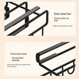 Kitchen Non-Punch Storage Rack Multi-Function Cutting Board Storage Rack Cabinet Hanging Under-Cabinet Rack A
