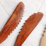 15 Pcs Wooden Spoon Fork Knife Cutlery Set Wooden Dinner Utensil Set