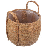 Large Wicker Plant Basket for Indoor Flowers - Decorative Storage Basket for Home, Living Room, and Convenient Organization