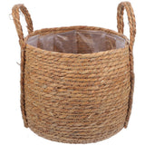 Large Wicker Plant Basket for Indoor Flowers - Decorative Storage Basket for Home, Living Room, and Convenient Organization