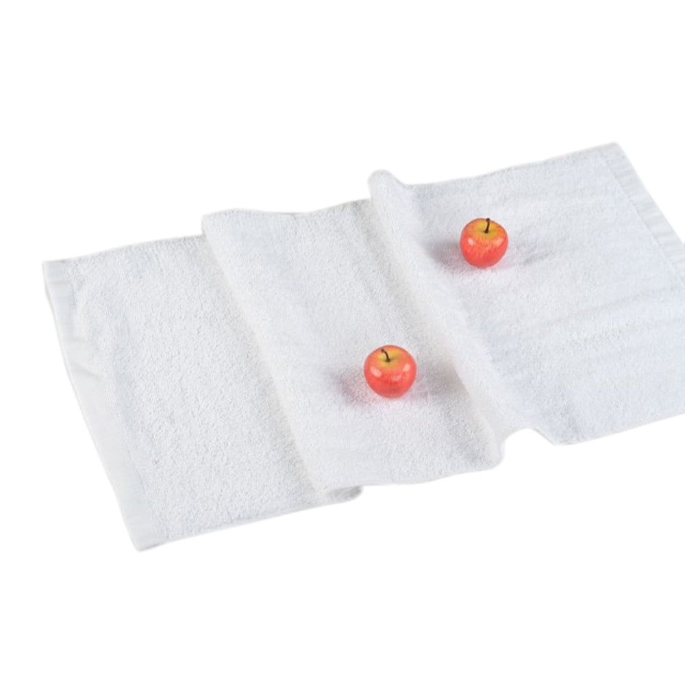 Bath Towels Washcloths Hotel 30*65cm 1Pc White Towel Cotton Hand Soft Bath Towels Bathroom Products
