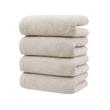 4 Pcs Bathroom Hand Towels, Cotton Towels, Hotel Spa Quality Highly Soft Absorbent Towels, 13.8x30.7 In, Beige