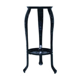 2 Tier Rustproof Wrought Iron Plant Stand, Minimalist White Black Flower Pot Display Holder, Stable Space Saving Rack for Indoor Balcony Patio Garden Home Decor