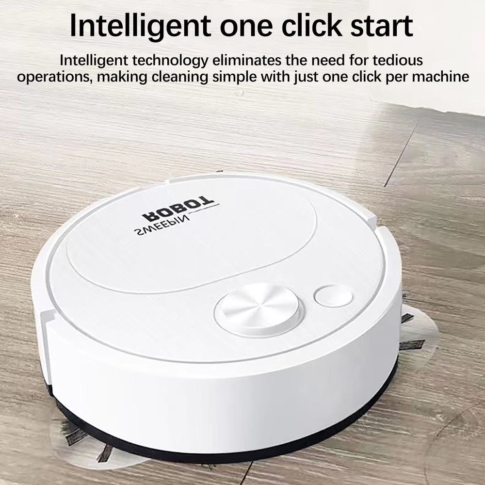 Robot Vacuum And Mop Combo, 3 In 1 Mopping Robotic Vacuum Robot Vacuum Cleaner, Slim, Ideal For Hard Floor, Pet Hair, Carpet