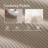 Cozy Reading Pillow with Arms for Bed, Perfect for Relaxing, Reading, Gaming, and More, 80*40*60cm (Beige Gray)