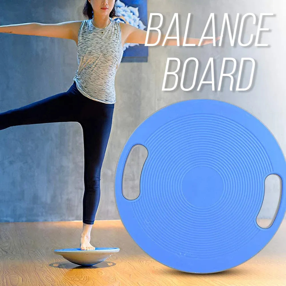 Plastic Portable Wobble Balance Board — Blue