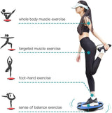 Plastic Portable Wobble Balance Board — Blue