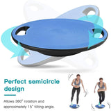 Plastic Portable Wobble Balance Board — Blue