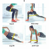 Strength Booty Fabric Resistance Bands (5-pack + Carry Bag)