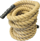 Sisal Battle Rope – 2" Thick Fitness Power Training Rope, 10 Metres