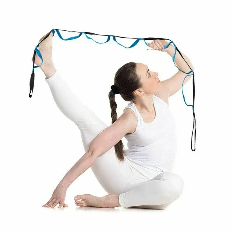 Yoga Stretch Strap – Flexibility & Mobility Strap with 10 Loops