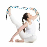 Yoga Stretch Strap – Flexibility & Mobility Strap with 10 Loops
