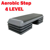 Commercial Aerobic Step – 4 Level Fitness Platform with 6 Blocks