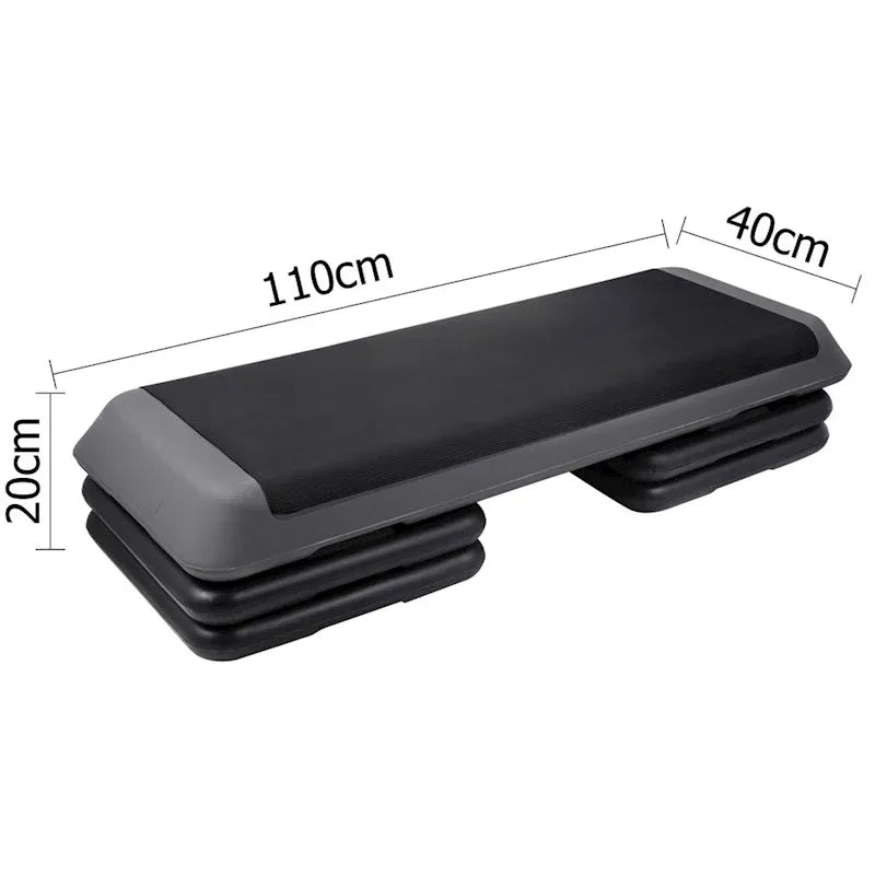 Commercial Aerobic Step – 4 Level Fitness Platform with 6 Blocks