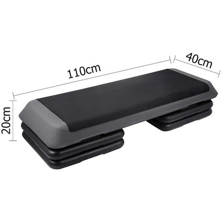 Commercial Aerobic Step – 4 Level Fitness Platform with 6 Blocks
