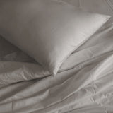 Royal Comfort 1000TC Hotel Grade Bamboo Cotton Sheets Pillowcases Set Ultrasoft - Queen - Dove
