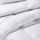 Royal Comfort 50% Goose Feather 50% Down 500GSM Quilt Duvet Deluxe Soft Touch - Queen - White