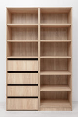 GENEVA SIX SHELF BUILD IN WARDROBE - NATURAL OAK