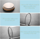 CARLA HOME 6 Pack Glass Storage Jars with Bamboo Lids