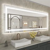 1600x800mm LED Bathroom Mirror Anti-fog Illuminated