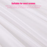 3x3m White Stage Curtain Backdrop