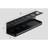 Black Space Aluminum Wall Mount Holder for Dyson Airwrap
